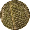 thumbnail image 1 of Ahgly Company Tapis Rond Lavable en Machine Intérieur Transitionnel Marron, 7 Pieds Rond, 1 of 7
