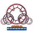 thumbnail image 3 of Bike Chain Aluminum Alloy 40T~52T Single Narrow Wide 104BCD High Strength Chainwheel Chain Wheel Chain Component - Red 48T, 3 of 8