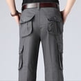 thumbnail image 4 of Birdeem Mens Outdoors Thick Straight-Leg Pants Mountain Climbing Multi-Pocket Overalls Trousers, 4 of 12