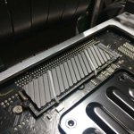 HEANUJJ Enrouleur de chaleur à l'état solide M2 SSD Plongée de chaleur Cuivre noir 1Pack