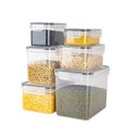 thumbnail image 3 of Meitianfacai 6-piece Kitchen Storage Easy To Buckle Plastic Container Storage Tank-Grain And Miscellaneous Grain Plastic Box, 3 of 9