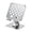 Silver, variant on IROINID Car Phone Holder,Mount Phone Mount For Car,360 Degree Rotating Hollow Backboard Heat Dissipation Integrated Folding Lightweight Portable All Metal Painting Game Tablet Stand
