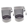 thumbnail image 4 of Almencla 2 Pieces Mesh Golf Ball Bag Portable Small Holder for Camping Swimming Beach M, 4 of 8