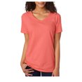 thumbnail image 1 of Gildan T-Shirt pour Femmes à Col 1/2 avec Encolure et Épaules Rubanées, Style G5V00L, 1 of 1