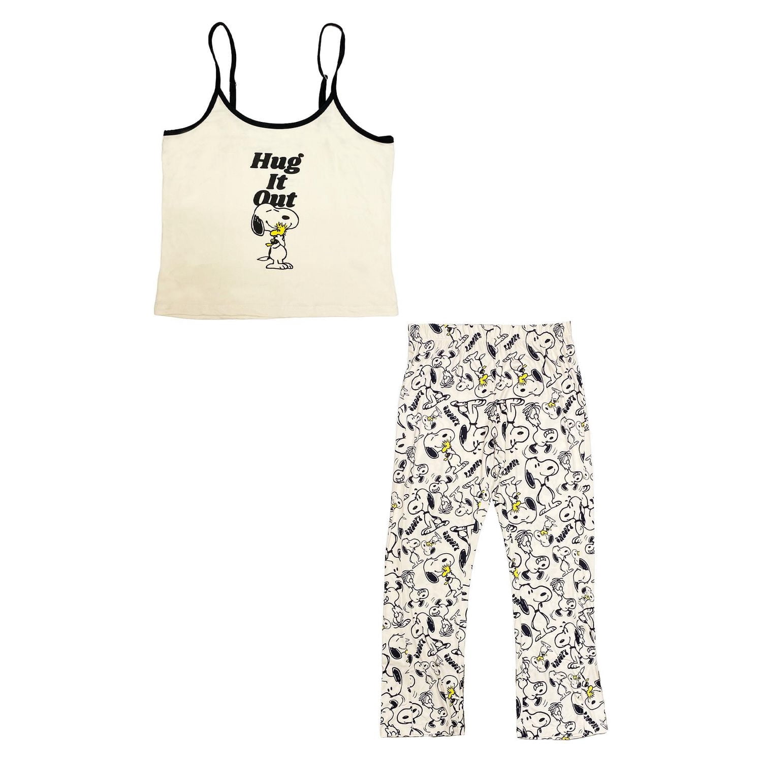 Peanuts Ladies Hug It Out 2 Piece Sleep Set