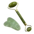 thumbnail image 1 of Milaget Rouleau de Jade et Gua Sha Ensemble pour Belle Peau Visage Yeux du Cou Outil Masseur Réduire les Rides Favoriser la Circulation A, 1 of 7