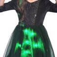 thumbnail image 3 of Wicked Witch Light Up Costume - Girls - M, 3 of 7