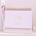 thumbnail image 1 of 2025 Desktop Calendar Stand Up Desktop Year Calendar Table Paper Calendar Daily Scheduler Monthly Pages Easel Calendar, 1 of 4