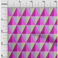 thumbnail image 2 of oneOone Rayon Fuschia Pink Fabric Geometric Fabric For Sewing Printed Craft Fabric By The Yard 56 Inch Wide, 2 of 4
