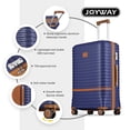 thumbnail image 3 of Joyway Ensemble de Bagages Cabine 3 Pcs avec Roues Pivotantes, Cadenas TSA, Ensemble Léger à Coque Rigide, 3 of 6