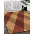 thumbnail image 3 of Ahgly Company Tapis Rectangulaire Orange Lavable en Machine, 7 Pieds x 10 Pieds, 3 of 7