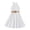 White, variant on Ketyyh-chn99 Baby Girl Princess Bridesmaid Pageant Gown Birthday Party Wedding Dress Children Dress Solid Color Neck Waist Collection Dress Princess Dress Fashion Outwear Size for 11-12 Years,Pink