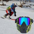 thumbnail image 1 of Riforla Retro Vintage Goggles Motorcycle off Road Racing Eyewear Ski Wind Goggles Riding Glasses Glasses A, 1 of 8