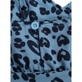 thumbnail image 4 of FOCUSNORM Girls Summer Sleeveless Romper Leopard High Waist Lace-up V Neck, 4 of 6