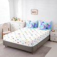 thumbnail image 4 of YST Mermaid Tail Glitter Comforter Set, 7-Piece, Rainbow Mermaid Theme, Twin Size, 4 of 5