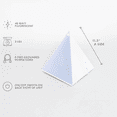 thumbnail image 4 of Northern Light Technologies Luxor Mini - 10000 Lux Light Therapy Lamp - Full Spectrum Pyramid LED Lightbox Therapy Light for Natural Mood and Energy Enhancement, Sunlight Desk Lamp, White, 4 of 5