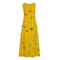 thumbnail image 4 of Innerwin Longues Robes Maxi à Imprimé Floral pour Femmes, Robe d'Été de Plage, Vacances, Sans Manches, Style Débardeur Hawaïen, Style X L, 4 of 8