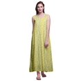 thumbnail image 1 of Bimba Robe de Nuit Maxi en Rayonne pour Femmes, Imprimée, Sans Manches, Robe de Nuit Maxi - m, 1 of 5
