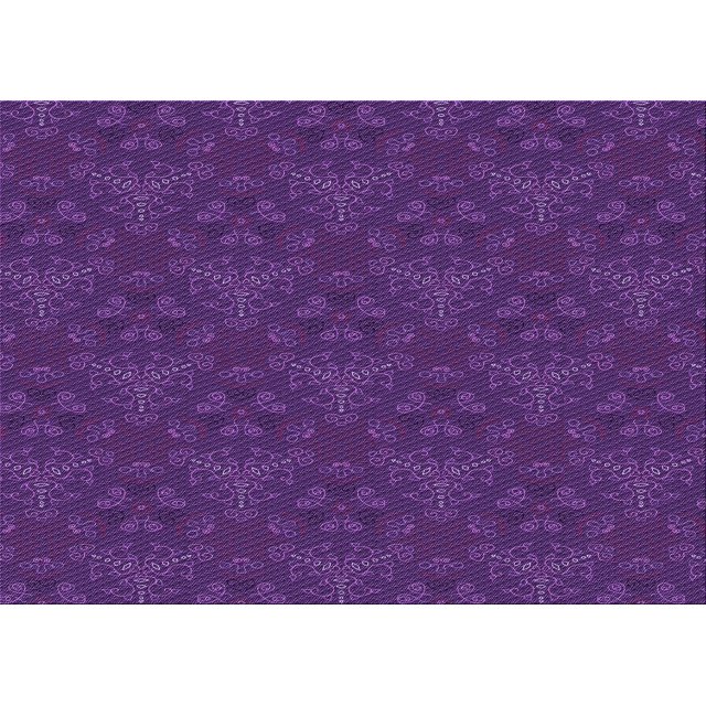 Ahgly Tapis Rectangulaire Lavable en Machine Intérieur Transitionnel Orchidée Foncée Violet, 5 Pieds x 8 Pieds
