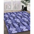 thumbnail image 3 of Ahgly Company Tapis d'Aire Rectangulaires d'Intérieur Lavables à la Machine, Style Transitionnel, Mimosa Violet Violet, 2 Pieds x 3 Pieds, 3 of 7
