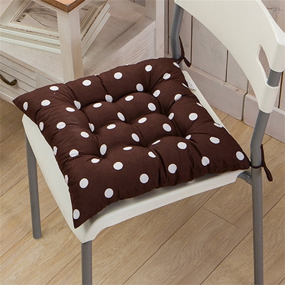Polka Chair Cushion Garden Dining Home Office Seat Soft Pad 40x40cm