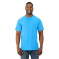 thumbnail image 1 of Fruit Of The Loom T-Shirt à Col Rond à Manches Courtes en Coton HD pour Hommes, 5TG, Bleu Pacifique, 1 of 1