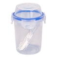 thumbnail image 1 of Multifunctional Travel Food Jar With Leakproof Lid And Included Utensils For Yogurt Parfait Cereal Oats And Fresh Fruit, 1 of 9