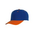 thumbnail image 1 of Two-Tone   Adjustable Baseball Cap,Royal Blue/Orange, 1 of 2