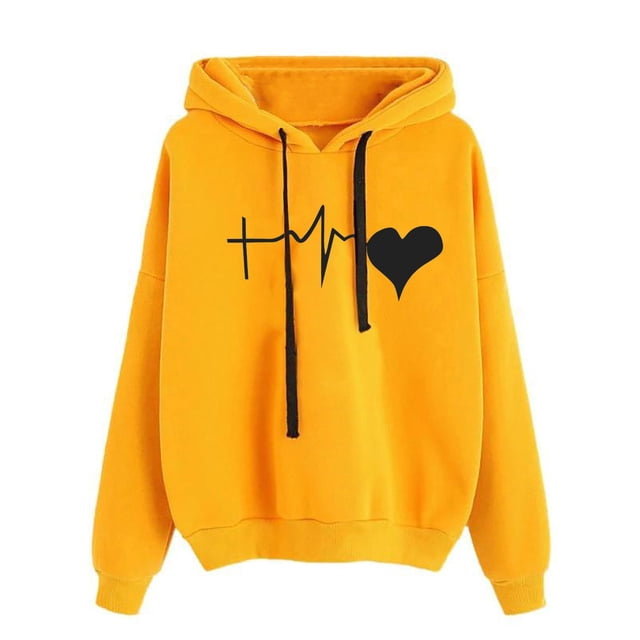 WZXFASHION Chandail à Manches Longues pour Femmes à Capuche Décontracté Imprimé Chandails à Capuche pour Femmes Soldes Liquidation 2025 Chandail à Capuche à Fermeture Éclair Intégrale