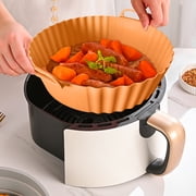 Dvkptbk Air Fryer Silicone Plate Reusable Fryer Baking Pan Fryer Pad Fryer Lined 7.5 Inch Home & Garden