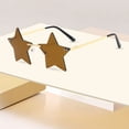 thumbnail image 3 of Stylish Rimless Star Sunglasses for Outdoor Activities and Fashionable Streetwear, 3 of 3