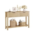thumbnail image 2 of Kojooin Fluted Entryway Table with 2 Drawers, Wooden Console Table for Entryway, Living Room or Foyer, 2 of 8