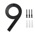 thumbnail image 1 of EGNMCR 5 Inch Modern Metal House Numbers Black Door Number House Address Letters And Numbers For Outside Signs Door number sign, 1 of 5