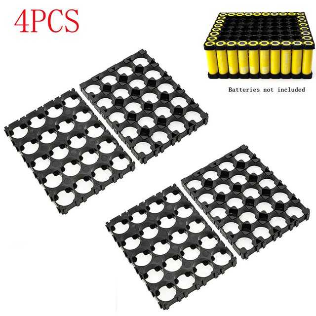 4pcs 186 50 4x5 Battery holder Stand Plastic frame bracket holding battery packs