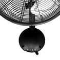 thumbnail image 3 of Hurricane 16" Pro High Velocity Oscillating Metal Wall Mount Fan with 3-Speed Cooling, 3 of 8