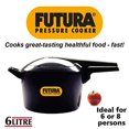 thumbnail image 2 of Hawkins F60 Futura Hard Anodized Pressure Cooker - 6 Litres, 2 of 5