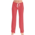 thumbnail image 1 of FAIWAD Pantalon de Pyjama Femme Décontracté Confortable Ample Pantalon de Maison Extensible à Cordon Bas de Pyjama Pantalon Tenue d'Intérieur, 1 of 5