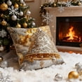 thumbnail image 4 of Fridja Sales Christmas Pillowcase About 18x18in Pillowcase - Christmas Decoration Patterns Home Pillowcase Flat Printing Imitating Three-dimensional Patterns, 4 of 6