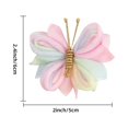 thumbnail image 4 of 2 Pcs Pinces à Cheveux Papillon Cheveux Bouclés Accessoires de Coiffure Portables Mignons Flocage Coloré, 4 of 9