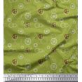 thumbnail image 1 of Soimoi polyester Crepe Fabric Watches & Texture Fabric Prints By Yard 52 Inch Wide, 1 of 2