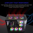 thumbnail image 4 of AQVIN Ignite Gaming Computer PC - AMD Ryzen 7 8700F CPU/ 32GB DDR5 RAM/ 1TB NVMe SSD/ GeForce RTX 5070 12GB Video Card/ Windows 11 Pro, 4 of 5
