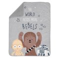 thumbnail image 4 of Lambs & Ivy Star Wars Rebels Baby Blanket - Gray, 4 of 6