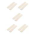 thumbnail image 3 of maskred Non-shedding Long Socks Crafted With Care For Durability Suitable For Wear Fiber Leg Warmer Knee Socks Warmers white 42cm 5Set, 3 of 6