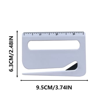 Fesfesfes Ouvre-Enveloppe, Nouvelle Mise à Niveau, Coupe-Enveloppe, Coupe-Papier avec Lame Dissimulée, Outil d'Ouverture d'Emballage, Ouvre-Enveloppe pour Bureau Blanc
