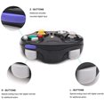 thumbnail image 2 of BAMAIA Manette Sans Fil 2.4G Classique avec Adaptateur Récepteur, Compatible avec pour Wii Gamecube NGC GC (Noir et Orange), 2 of 6