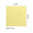 thumbnail image 2 of Unique Bargains 200 Sheets 6x6 Inch Origami Paper Double Sided Light Yellow Square Sheet for Art Craft Project, Beginners, 2 of 5