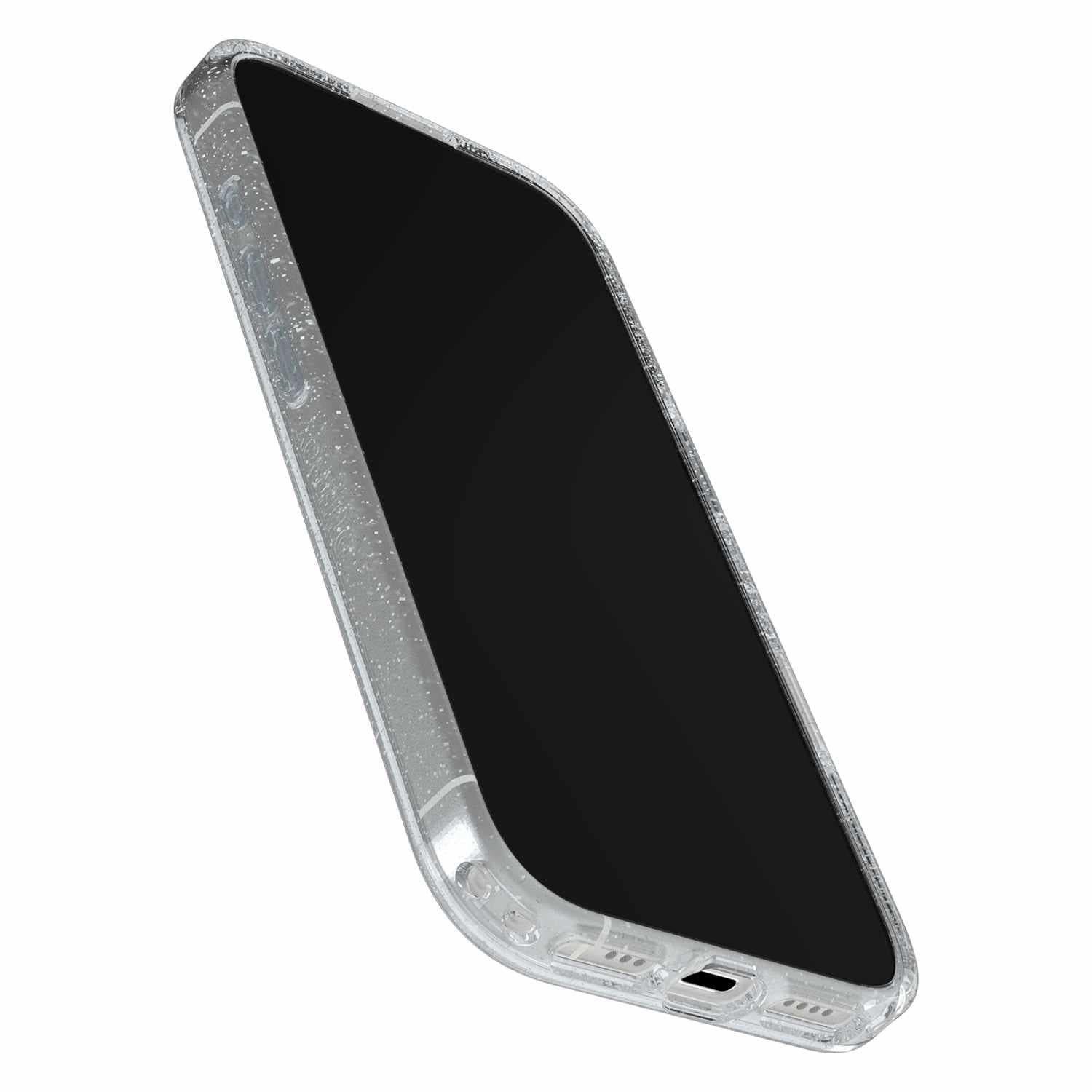 OtterBox Symmetry Clear MagSafe Case w/Camera Control Stardust 3.0 with Blue Tint (Clear) for iPhone 17 Pro