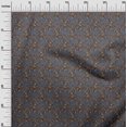 thumbnail image 2 of oneOone Cotton Cambric Fabric Leaves & Floral Block Print Sewing Fabric BTY 56 Inch Wide, 2 of 4