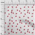 thumbnail image 1 of oneOone Cotton Silk Fabric Raspberry Fruit Decor Fabric Printed BTY 42 Inch Wide, 1 of 1