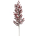 thumbnail image 1 of 3Pcs Simulation Holly Fruit Long Branch Christmas Fruit Fake Flower Berry Red Fruit Fortune Fruit, 1 of 15